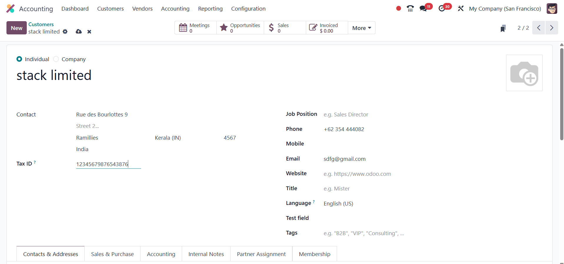 How to Use the European VIES Service in Odoo 18 Accounting to Verify VAT Numbers-cybrosys